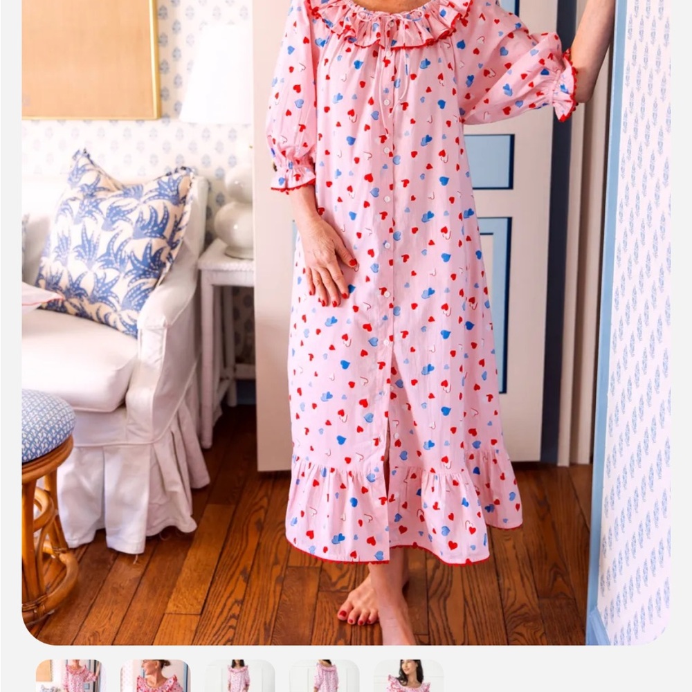 PF + Pencil & Paper Co. Heartbreaker - Latte Love Nightie - Blush - 2X